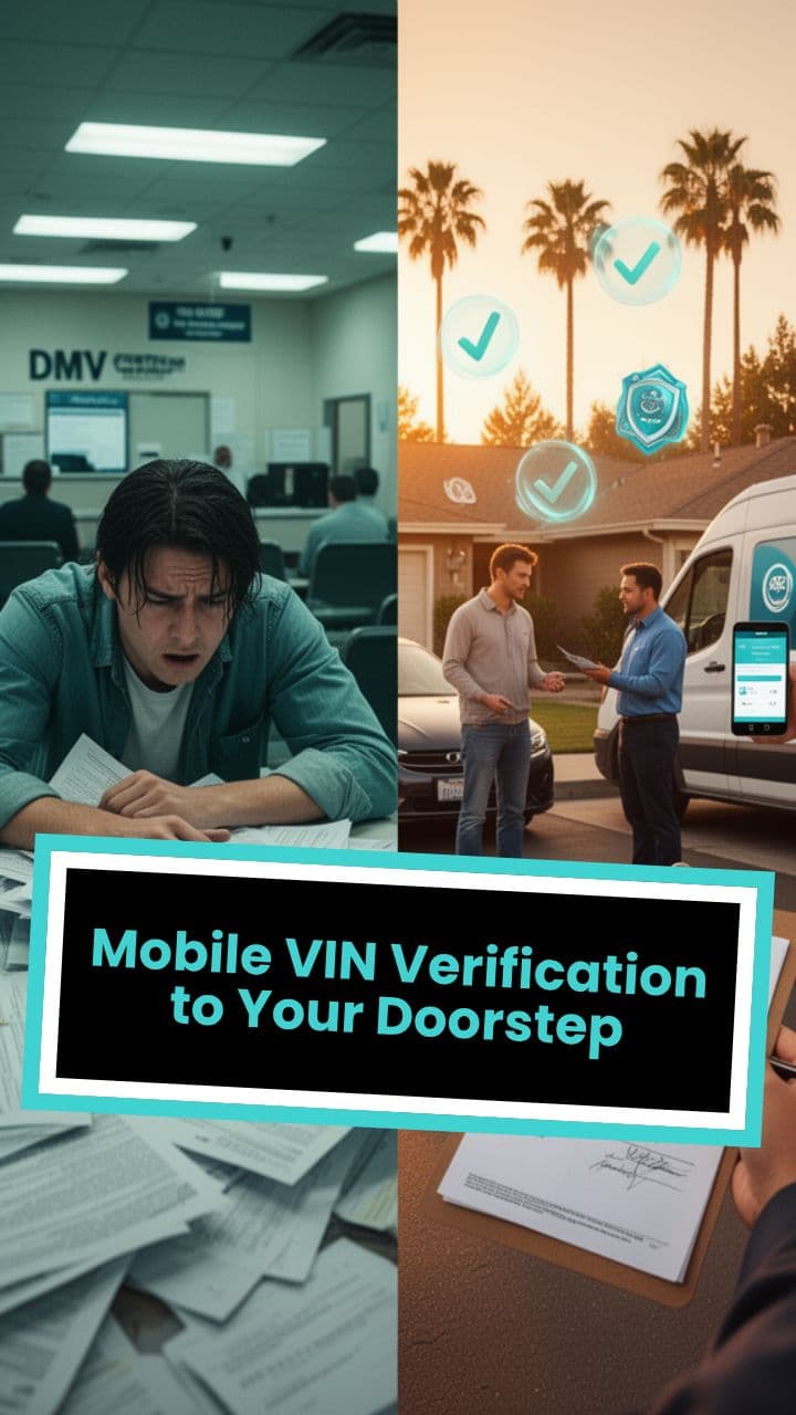Mobile VIN Verification to Your Doorstep