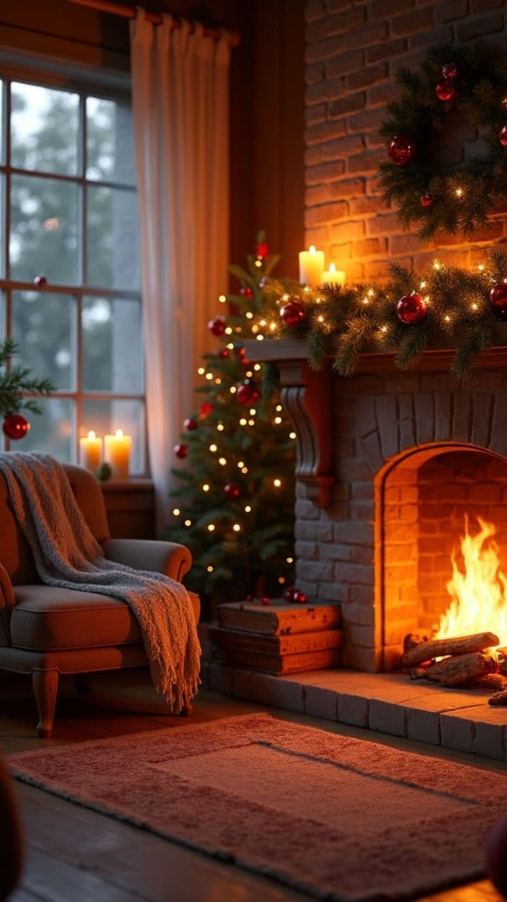 Dreamy Christmas Living Room
