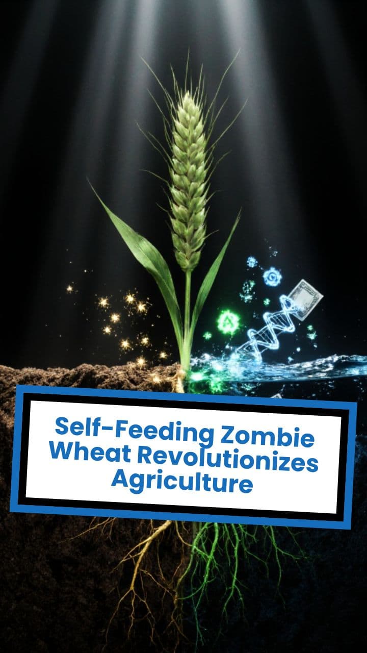 Self-Feeding Zombie Wheat Revolutionizes Agriculture