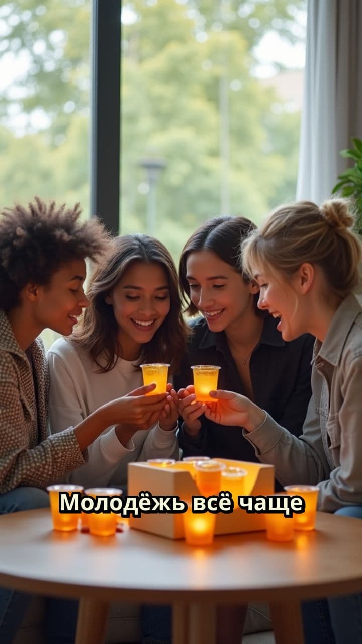 Популярность сладостей с алкоголем среди молодежи