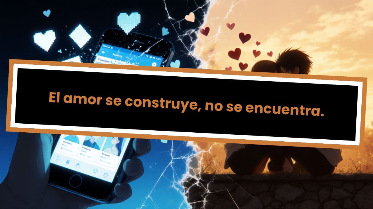 El amor se construye, no se encuentra.