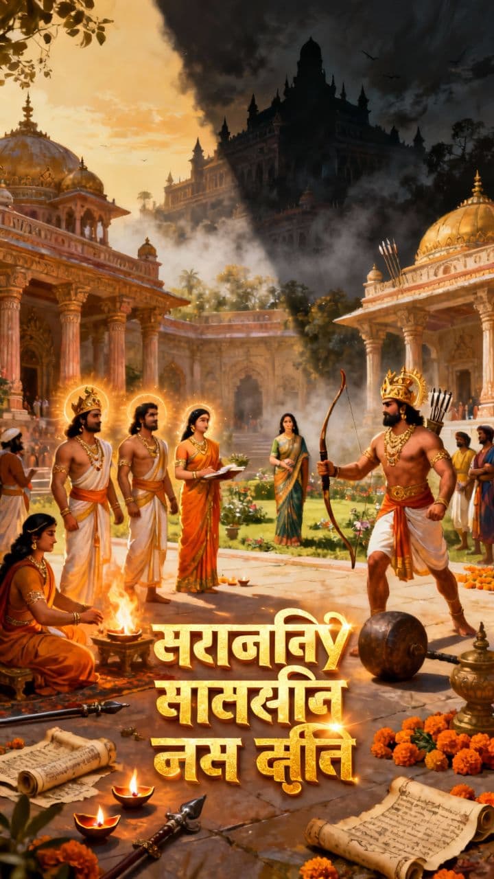 कम्पिल्य में पांडवों का नया जीवन