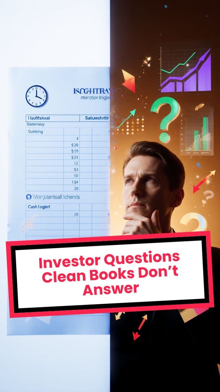 Investor Questions Clean Books Don’t Answer