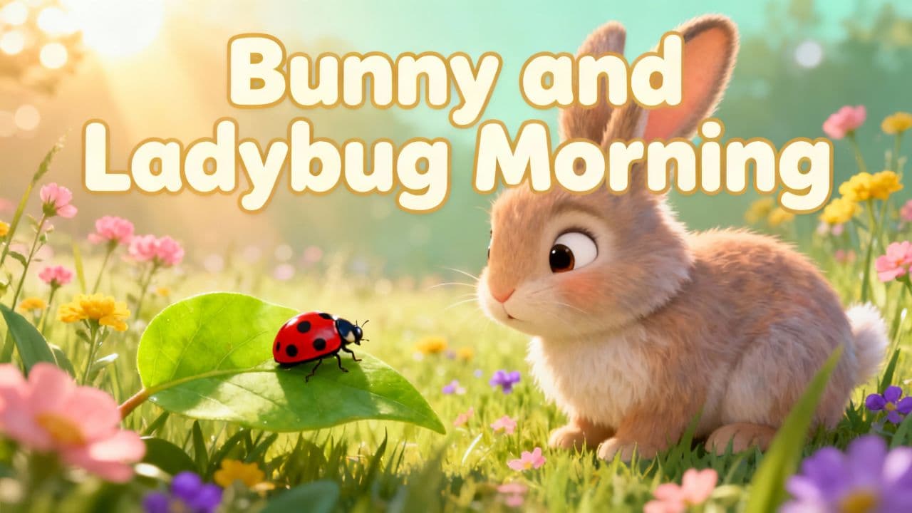 Bunny and Ladybug Morning
