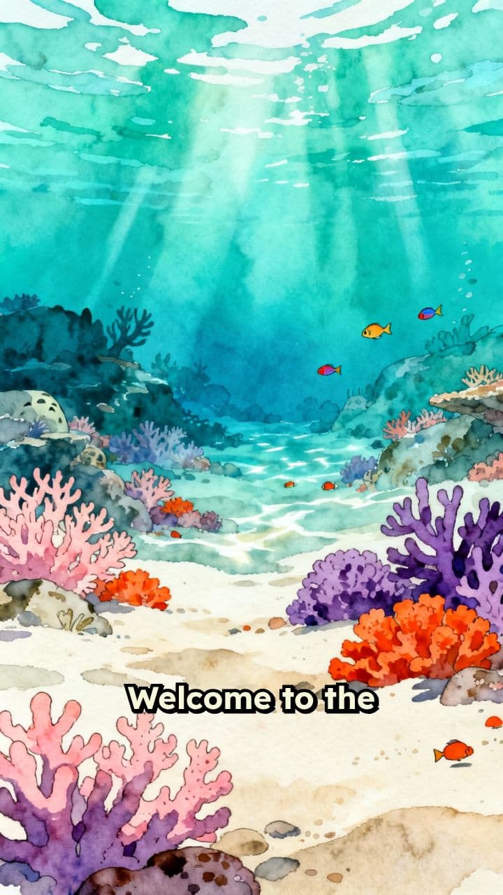 Learning Colors in the Coral Reef