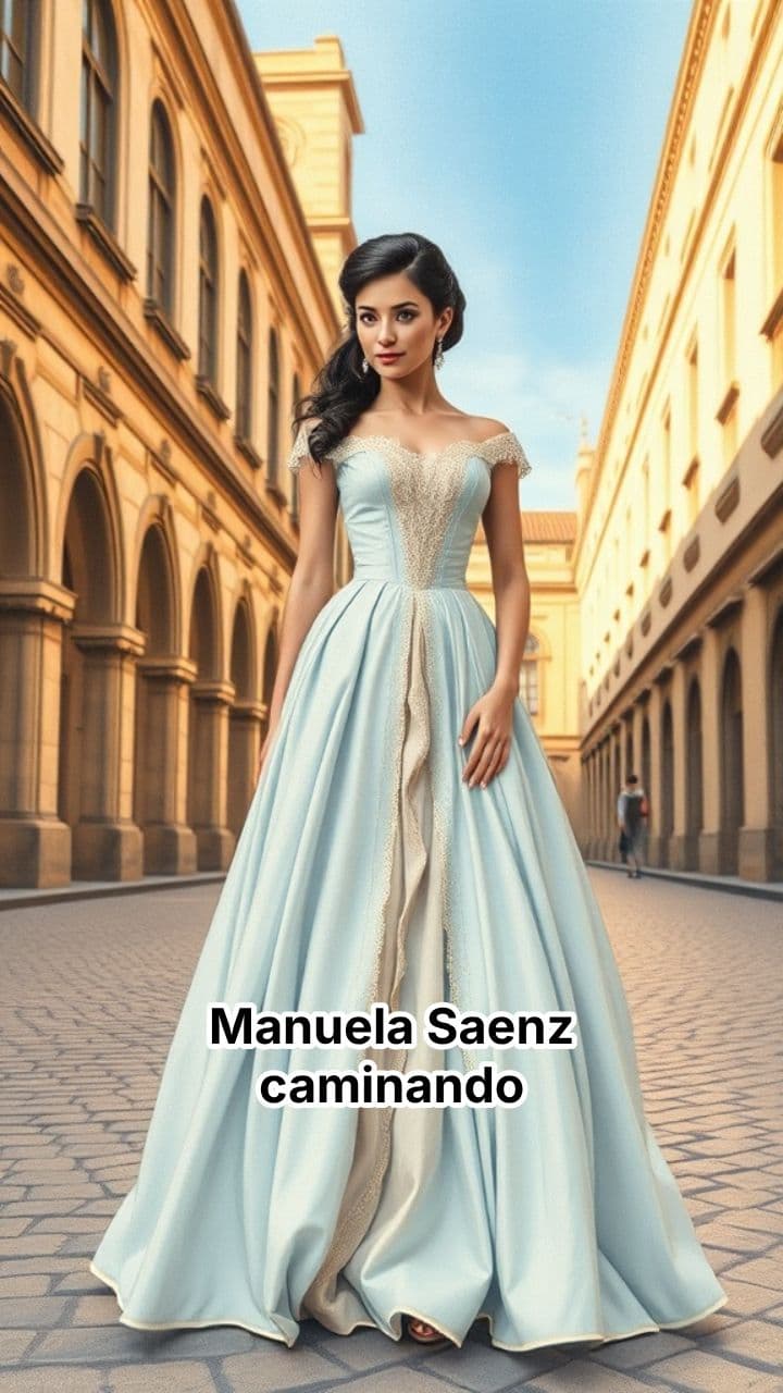 Manuela Sáenz en Quito, siglo XIX