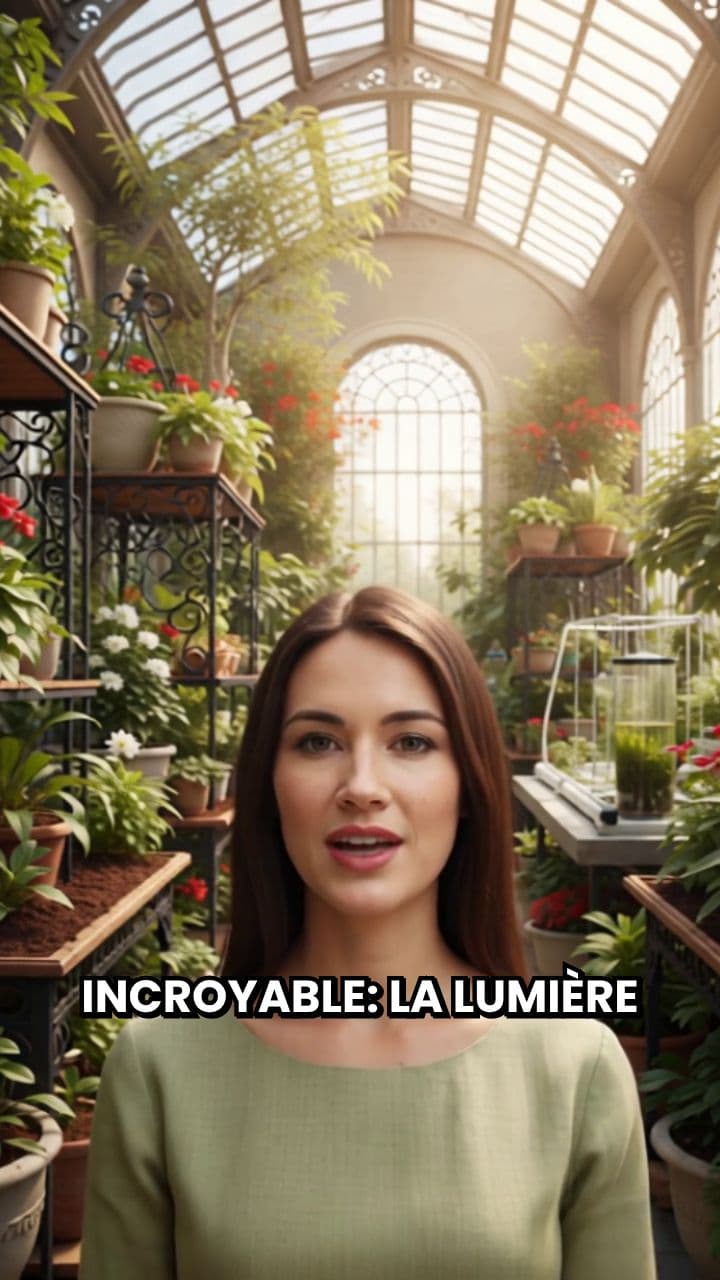 La lumière façonne ta plante