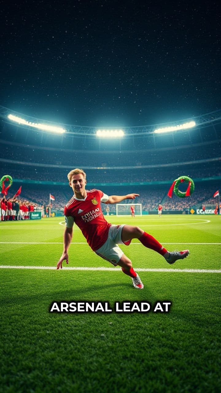 Arsenal Lead Christmas Title Race