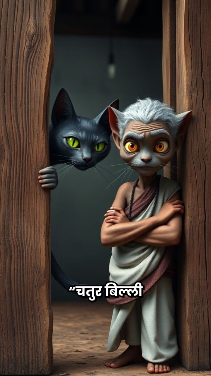 चतुर बिल्ली और किसान की चाल