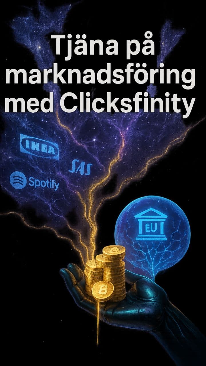 Tjäna på marknadsföring med Clicksfinity