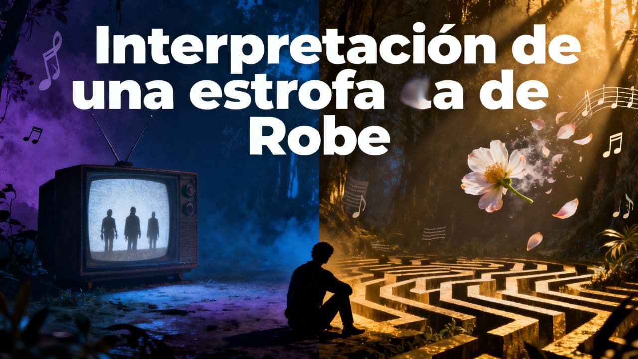 Interpretación de una estrofa de Robe