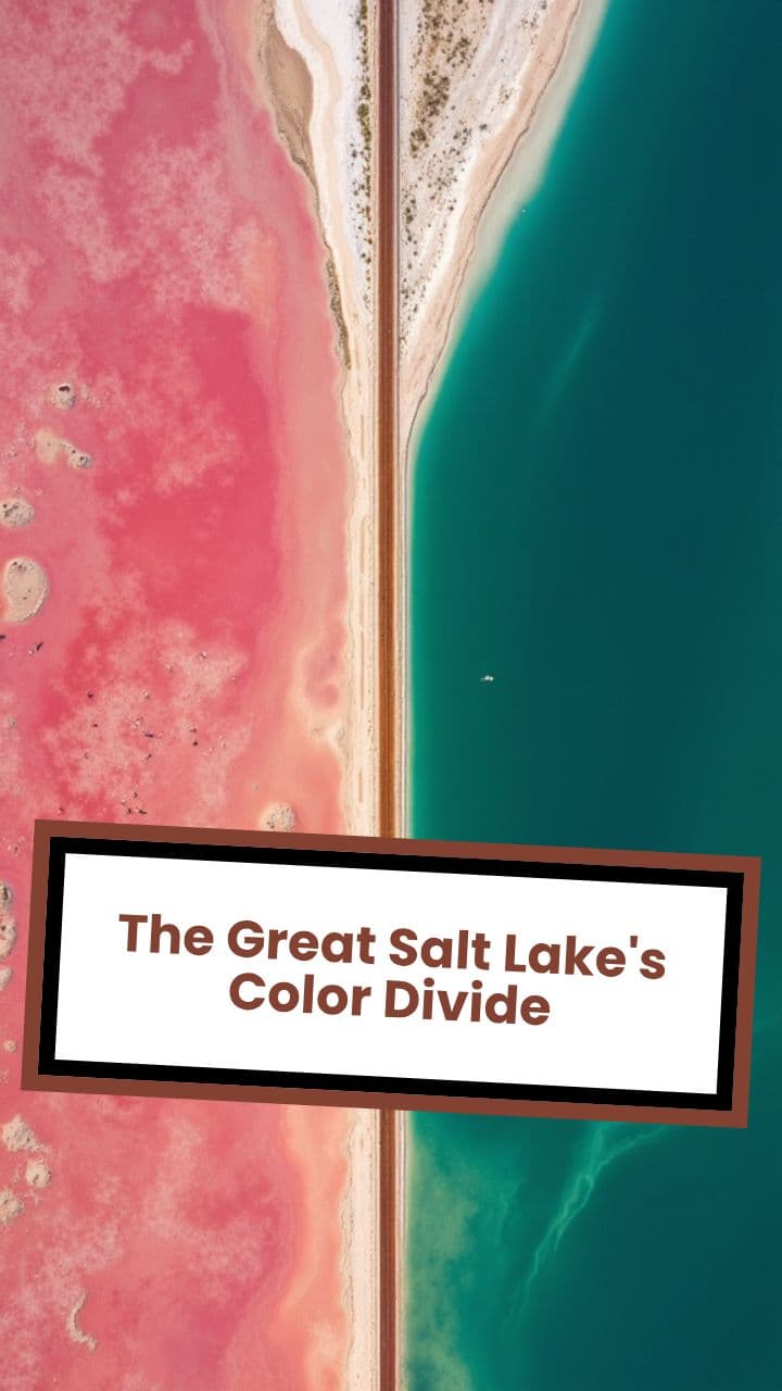 The Great Salt Lake's Color Divide