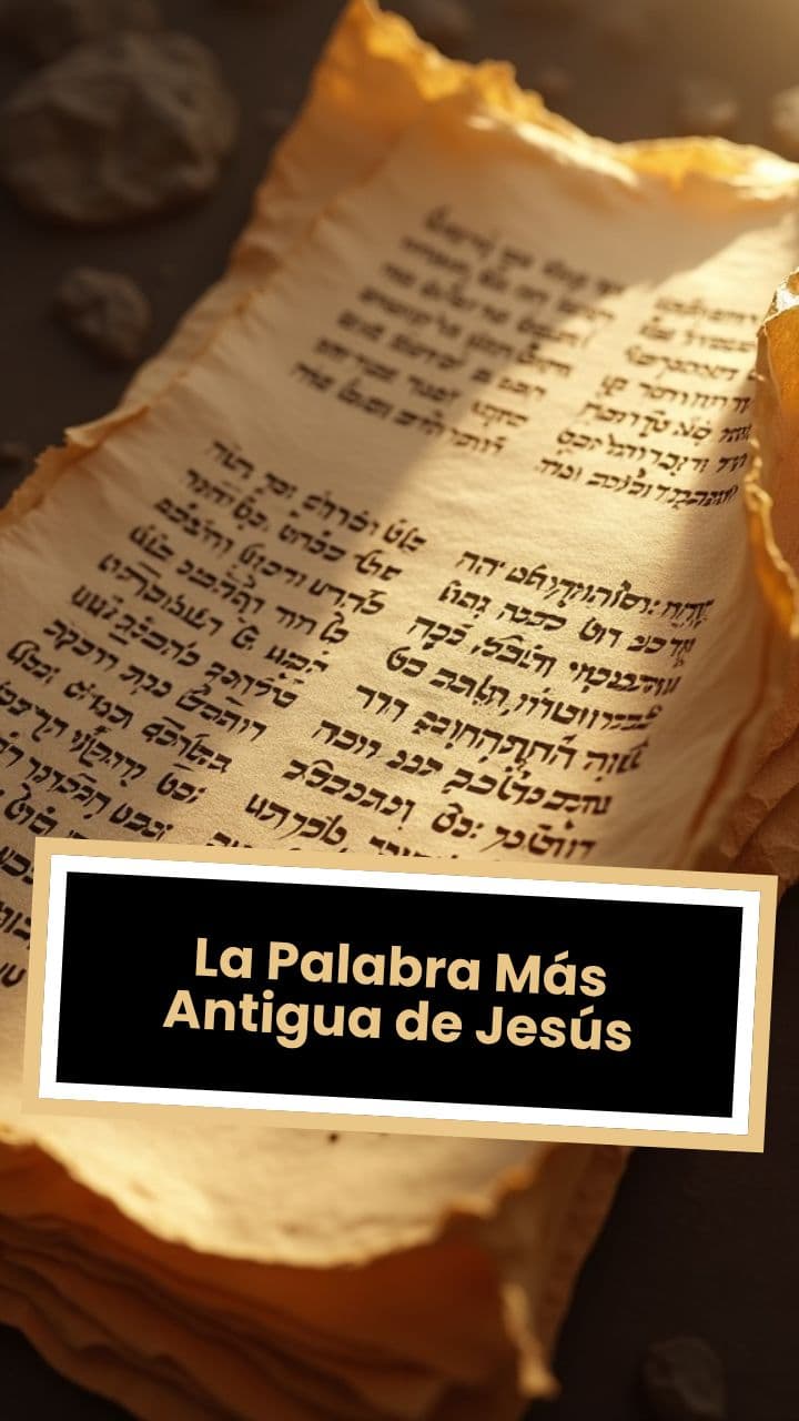 La Palabra Más Antigua de Jesús