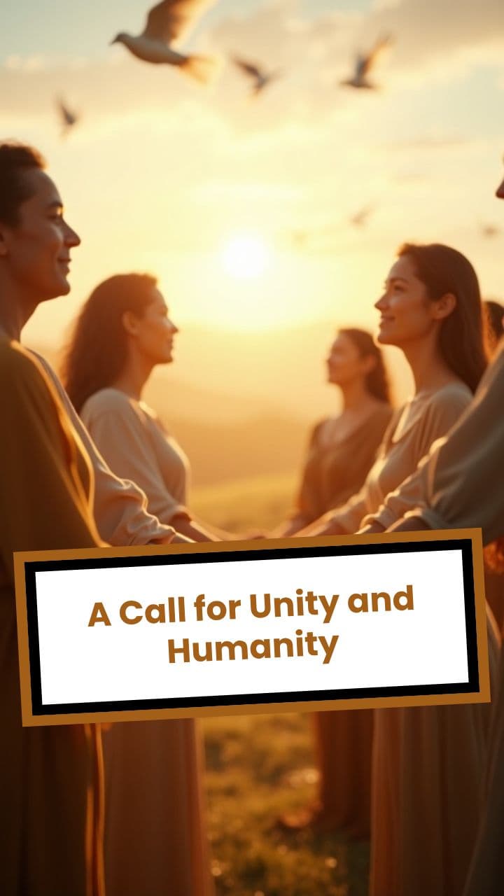 A Call for Unity and Humanity