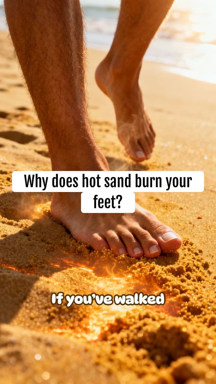 Why Does Hot Sand Burn Your Feet but the Water Feels Fine? | RapidSmartFacts