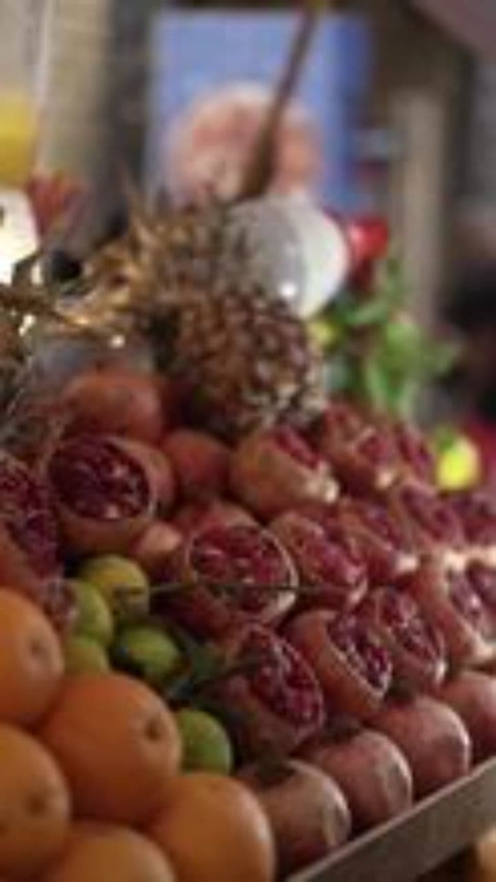 Colores y formas en la frutería