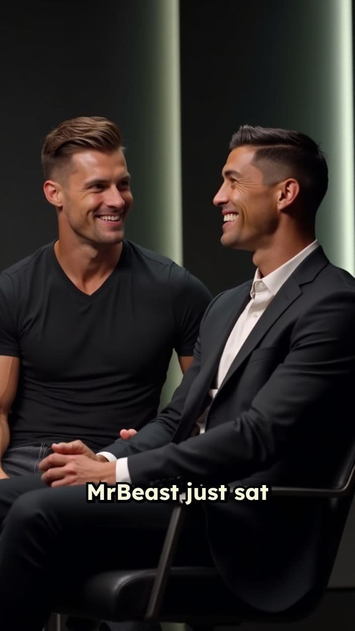 Icons of Success: Ronaldo and MrBeast Unite