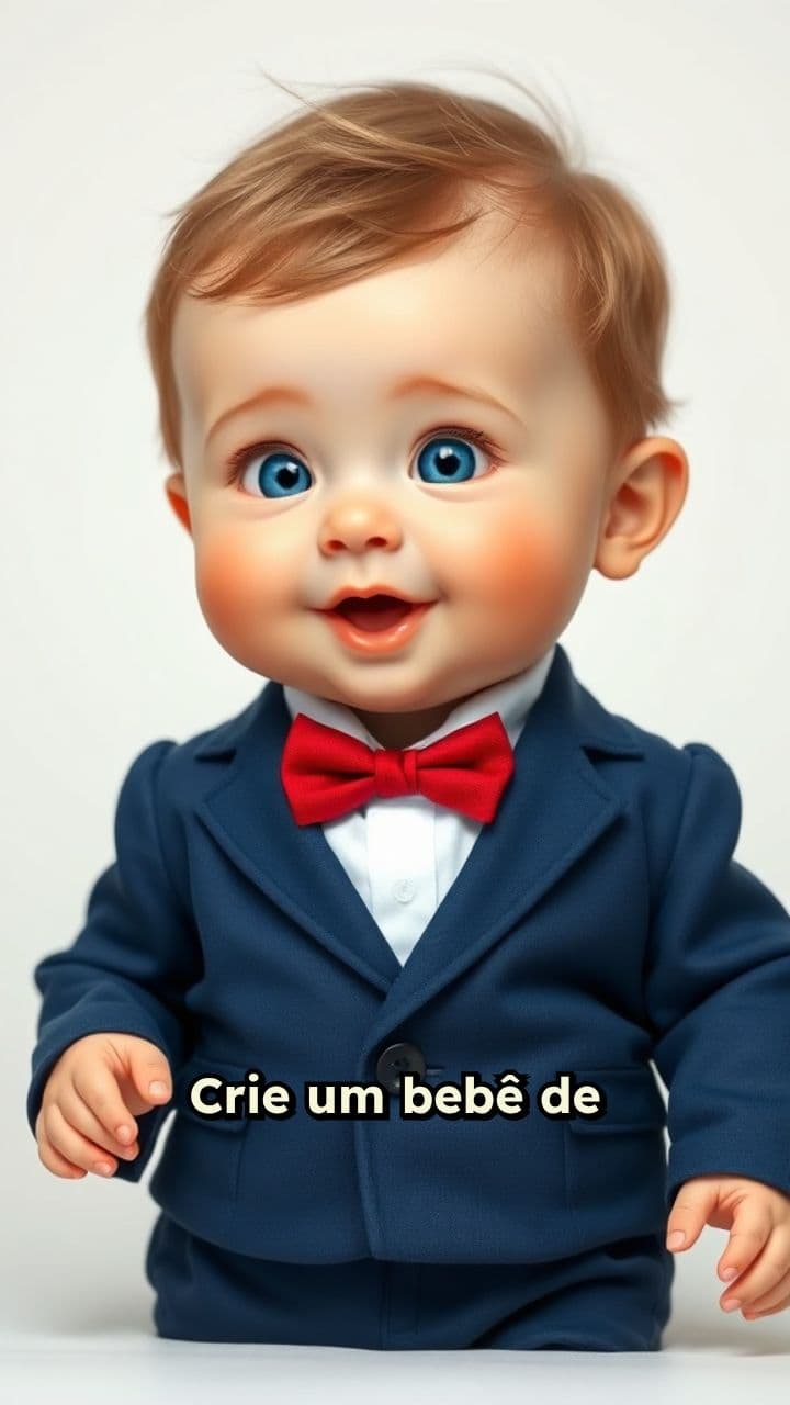 Bebê de Terno Convida para EBD