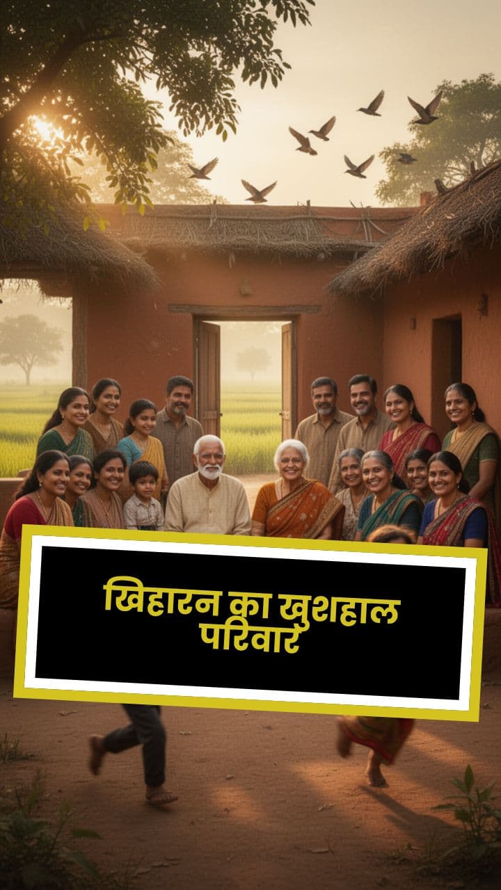 खिहारन का खुशहाल परिवार