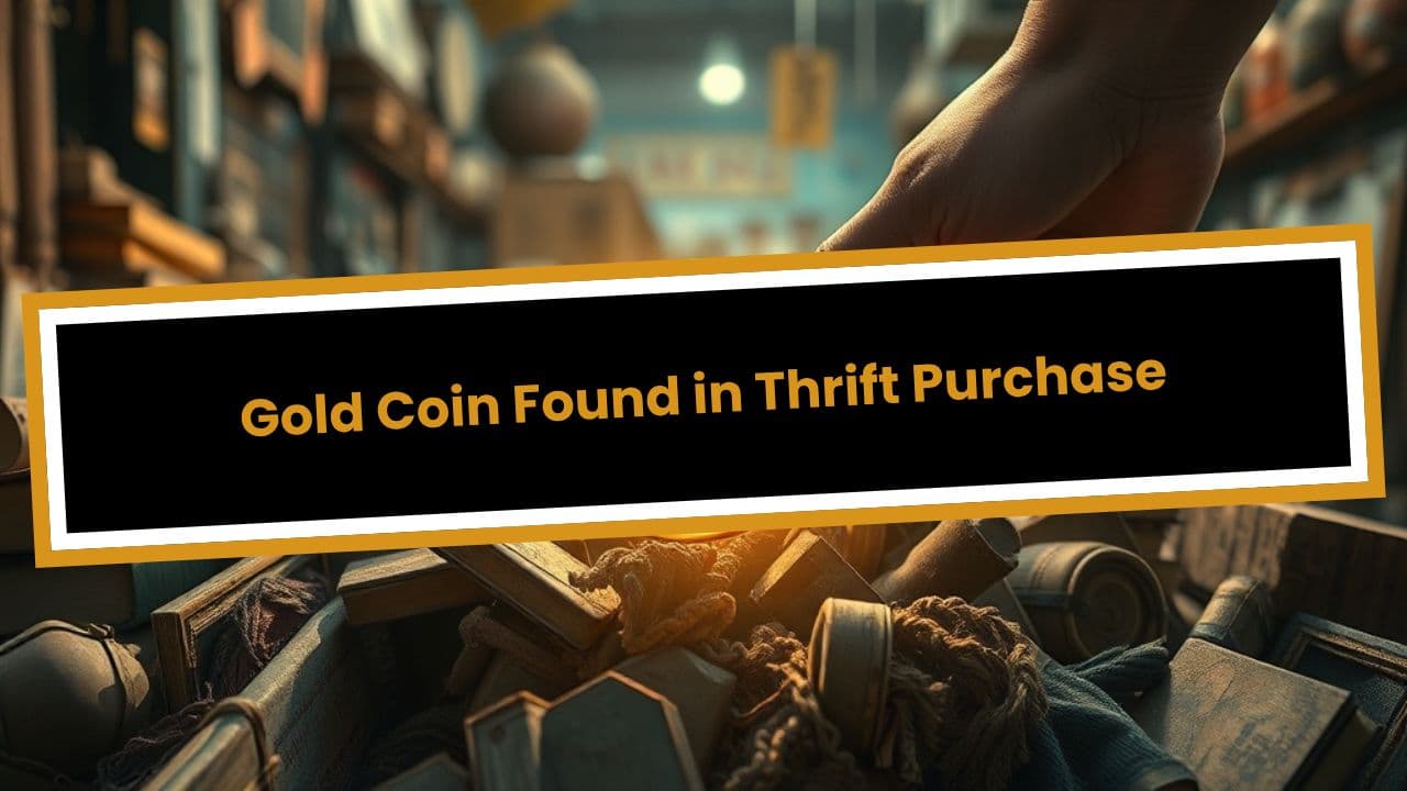 Edit this Gold Coin Found in Thrift Purchase