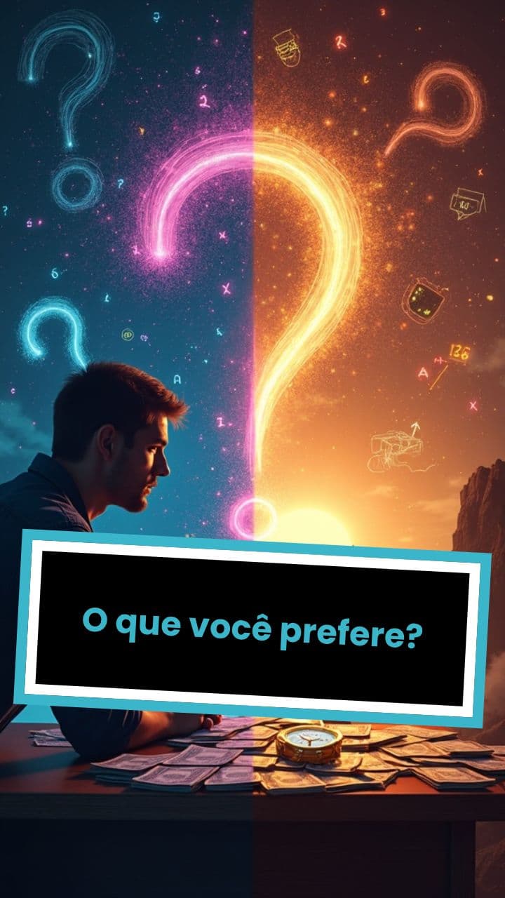 O que você prefere?