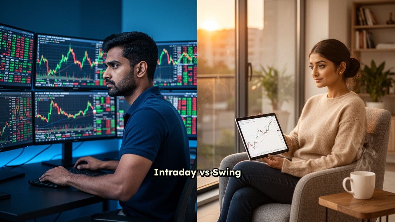 Intraday vs Swing Trading Difference