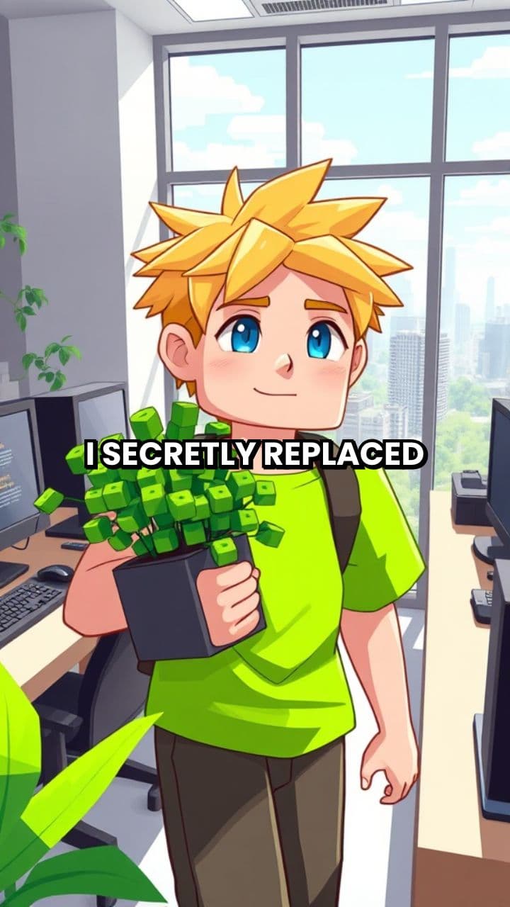 Swapped My Boss’s “Rare” Monstera