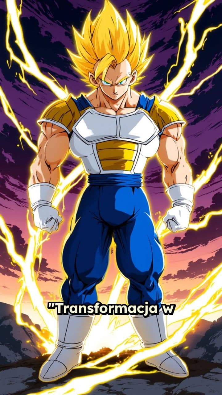 Transformacja Vegety w Super Saiyan