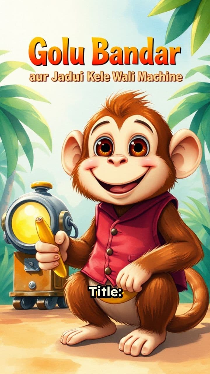 गोलू बंदर की जादुई मशीन