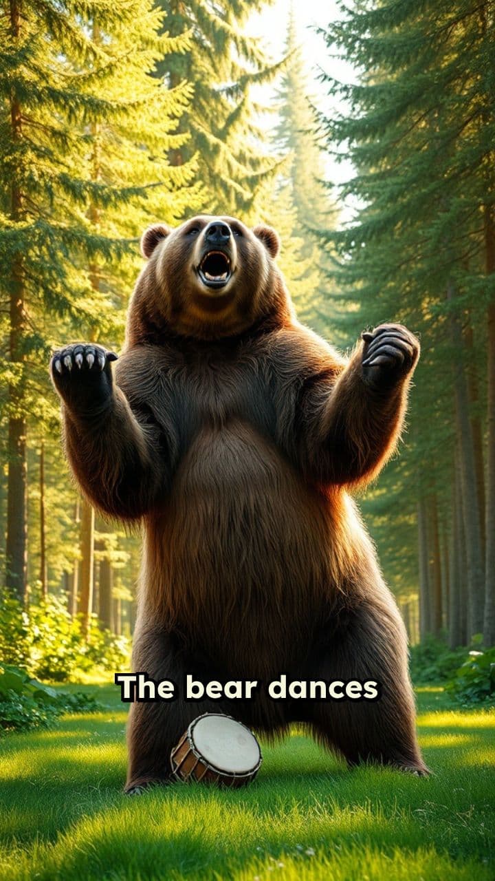 Dancing Bear and Damru