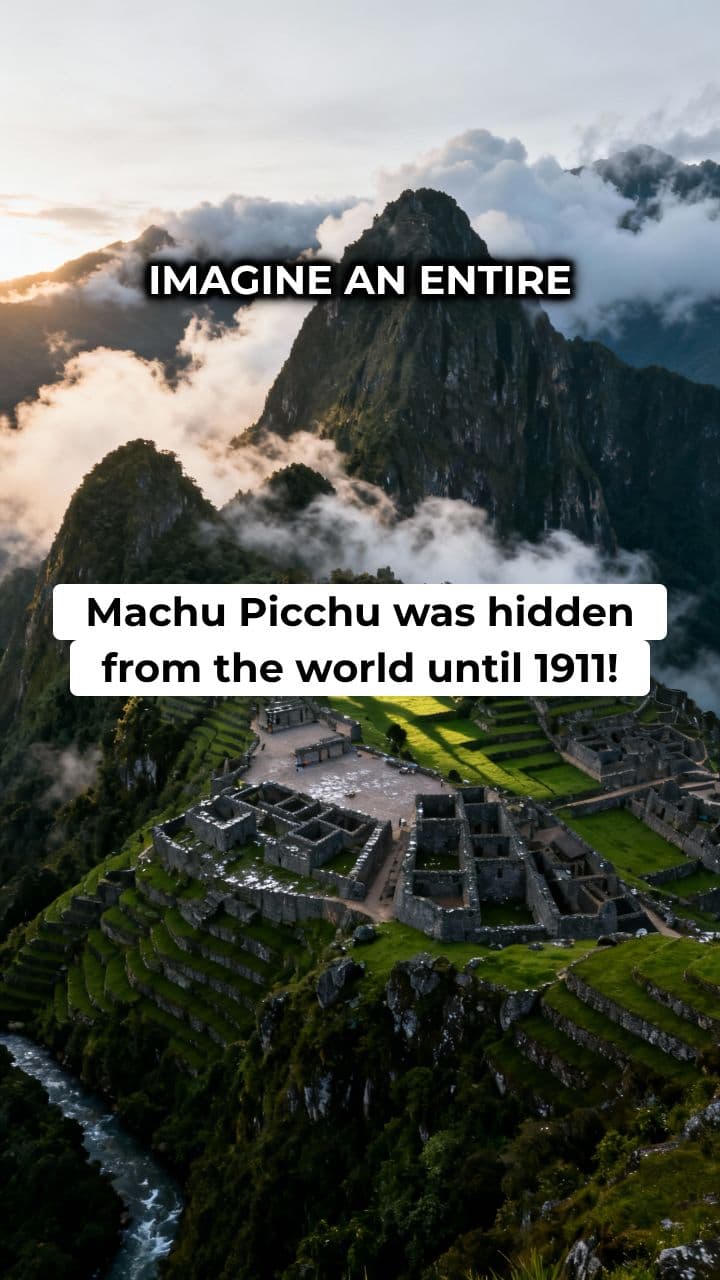 Machu Picchu — The Lost Inca City