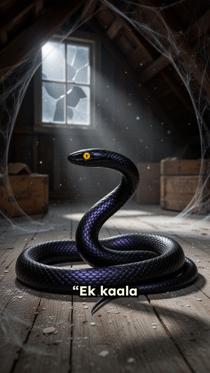 काला साँप और चूहे की दौड़