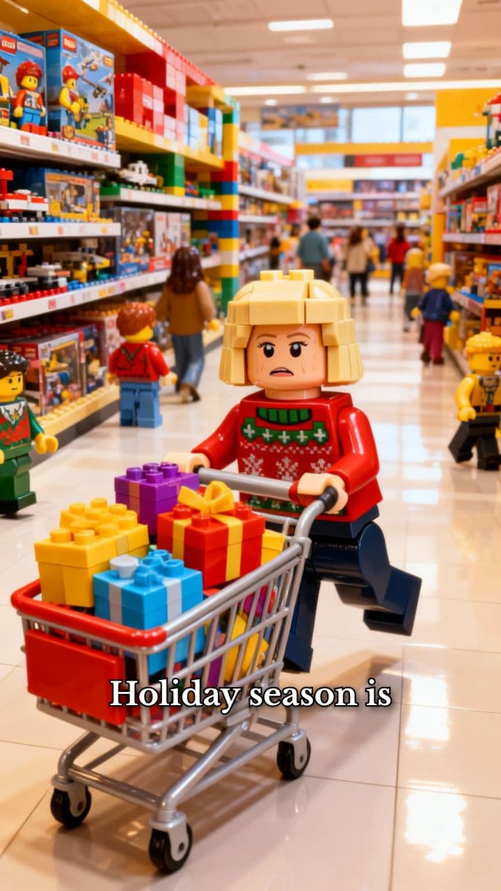 Holiday Stress Mastery: A LEGO Christmas Tale