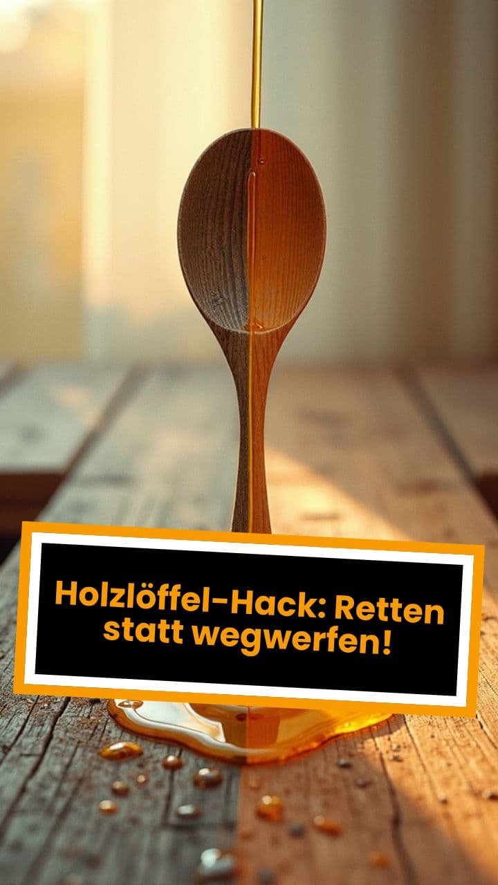 Holzlöffel-Hack: Retten statt wegwerfen!