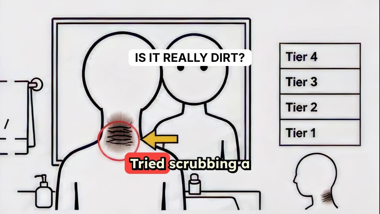 Dark Neck Patch: Dirt Myth vs Insulin Truth