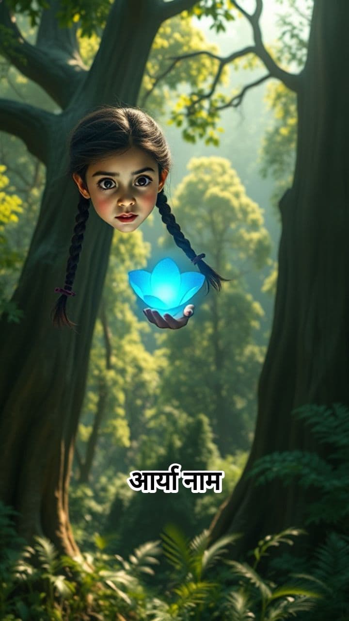 आर्या और नीली पंखुड़ी का जादू