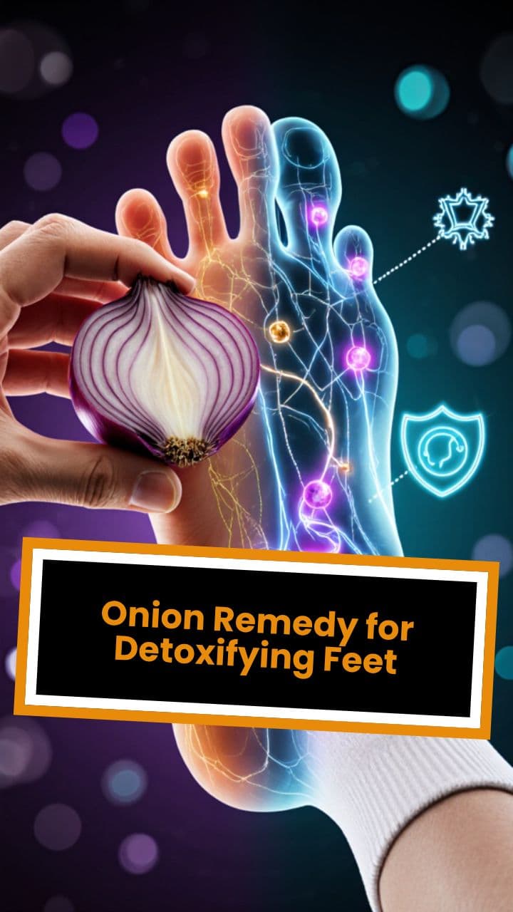 Onion Remedy for Detoxifying Feet