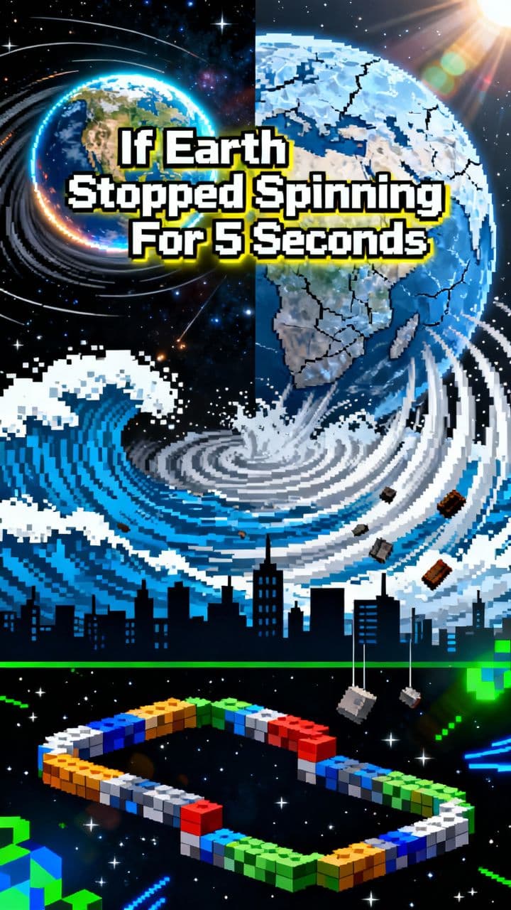 If Earth Stopped Spinning For 5 Seconds