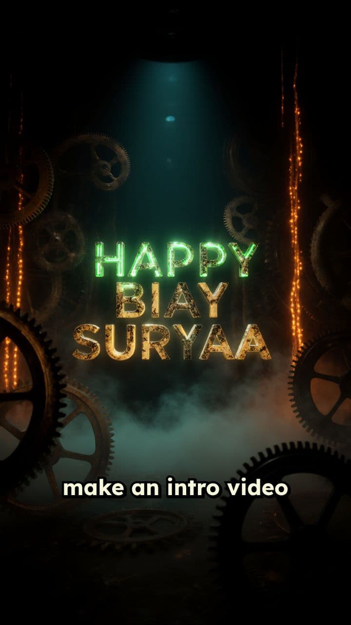 Loki-Style Happy Birthday Suryaa Intro Video