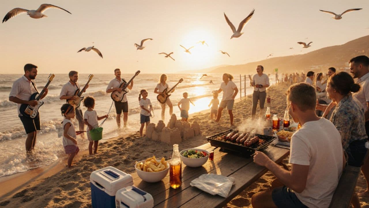 Sokkie op die Strand