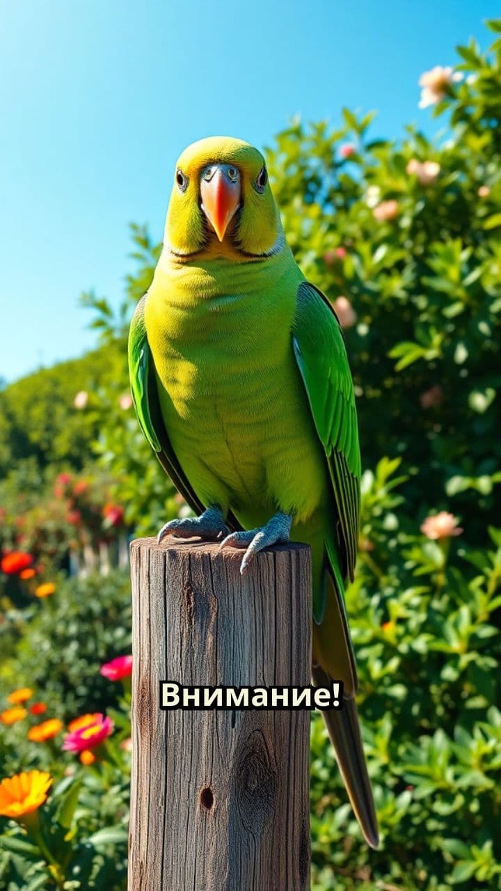 Пропал попугай Тоша, вознаграждение 5000 рублей