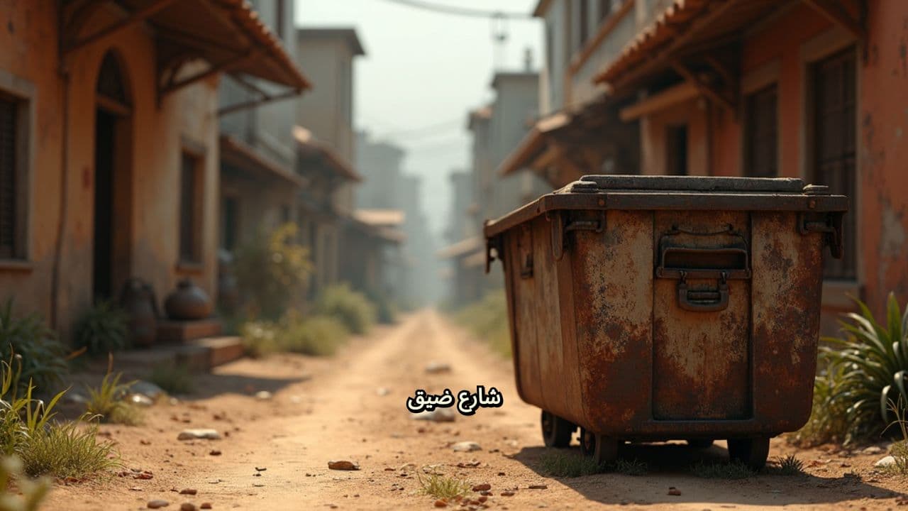 حياة يومية في شارع ضيق