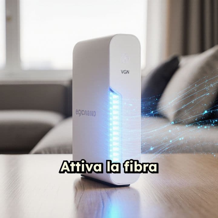 Fibra ultraveloce a 23,95€ al mese