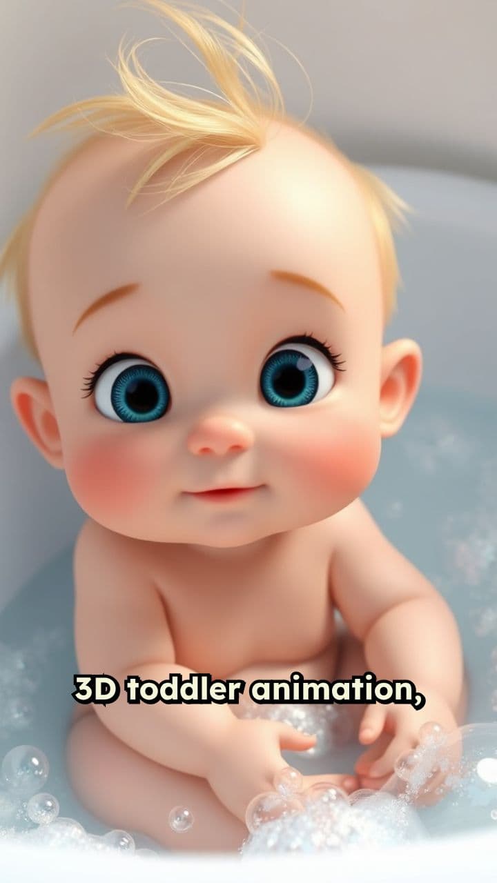Whimsical 3D Toddler Animation