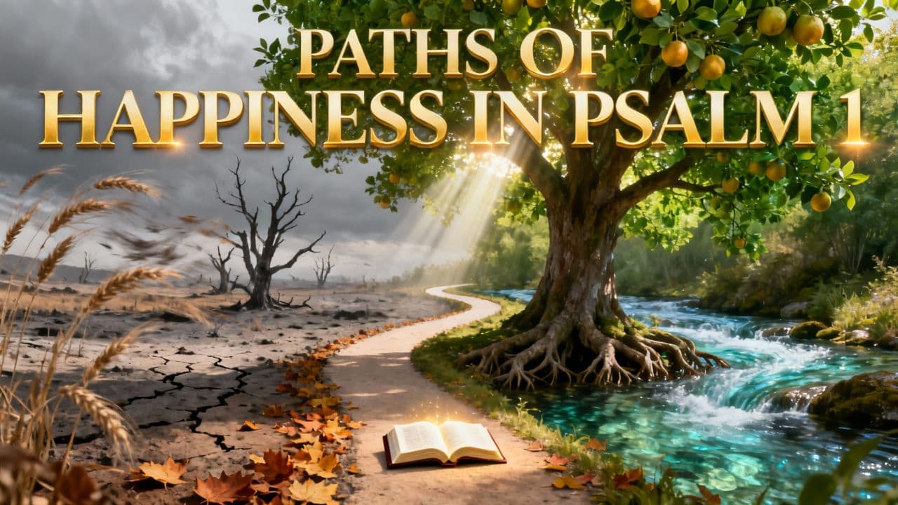 Paths of Happiness in Psalm 1