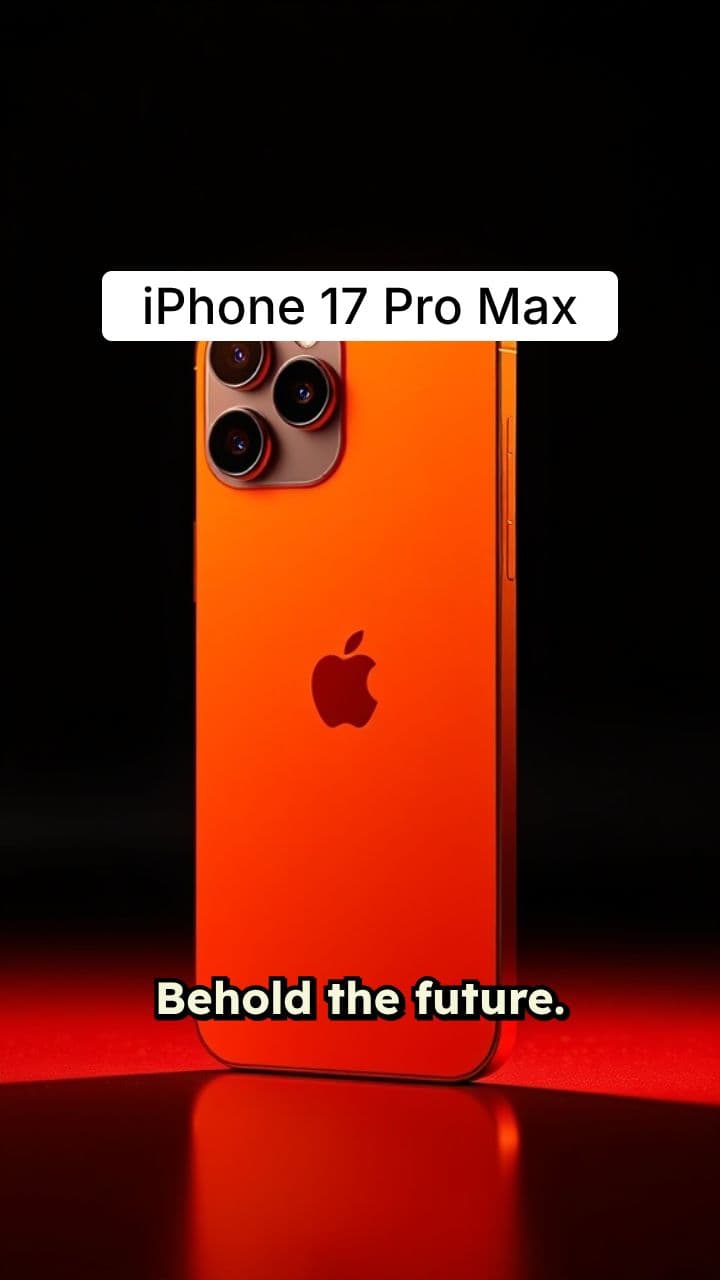 iPhone 17 Pro Max Cinematic Reel