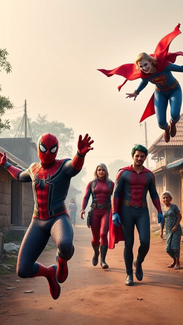 Gaon Me Superheroes Ki Masti – Extended Multiverse Tamasha