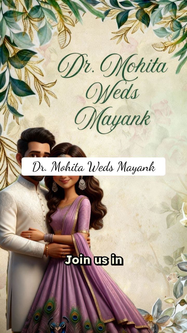 Dr. Mohita Weds Mayank