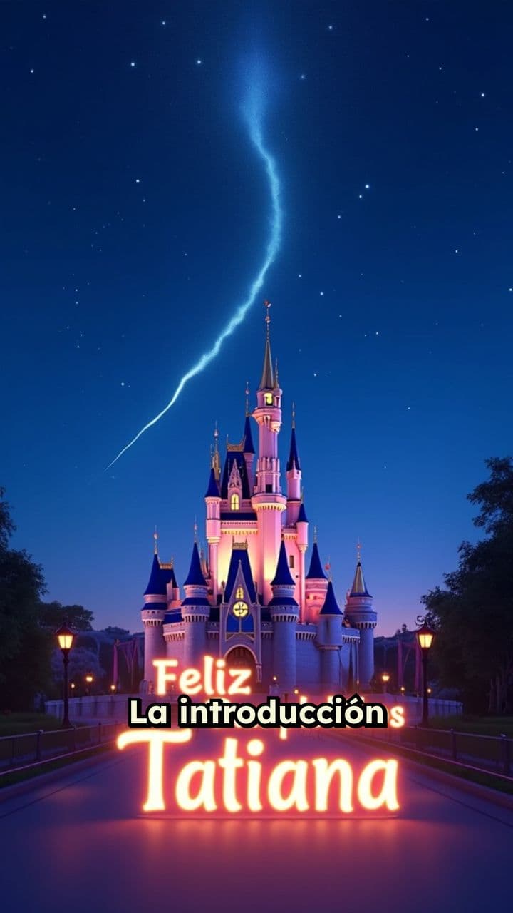 Feliz Cumpleaños Tatiana con Disney