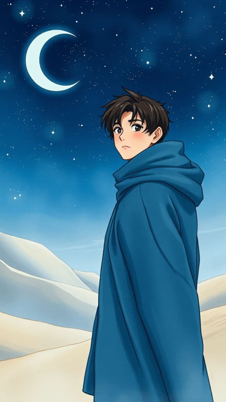 جمال الليل في الصحراء